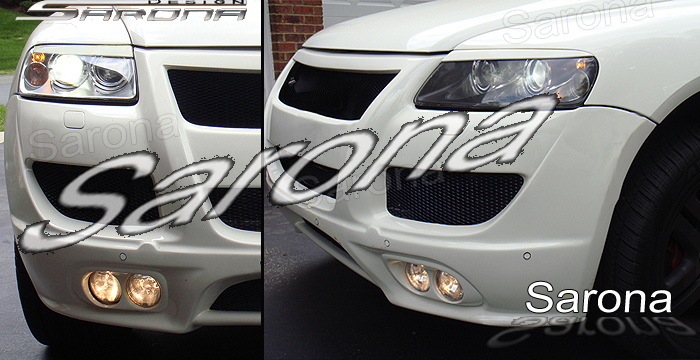 Custom VW Toureg Eyelids  SUV/SAV/Crossover (2003 - 2009) - $85.00 (Manufacturer Sarona, Part #VW-007-EL)